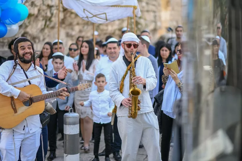 מעגל מתופפים בכותל